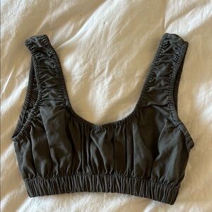 OZMA of California, Sophie Crop, size S, dark grey